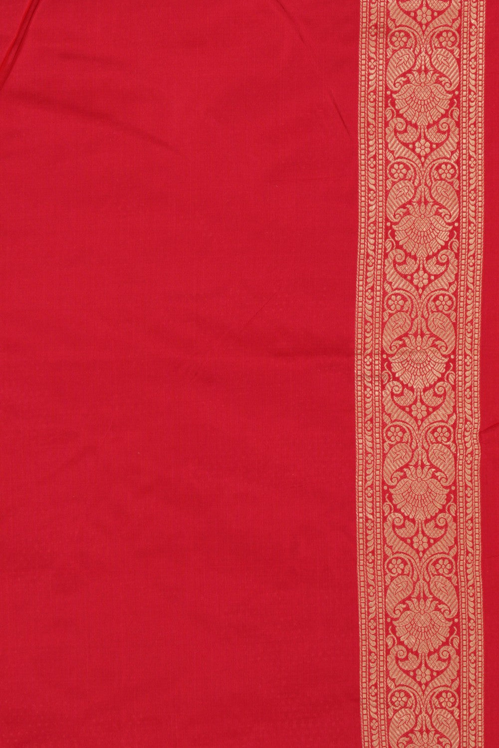 Image of Banarasi Katan Silk Fuchsia-Pink Saree